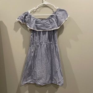 Blue and White Summer Dress